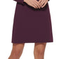 Vestido Calvin Klein Feminino de Crepe com Decote Amarrado e Manga Curta Roxo Tamanho 14