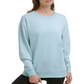 Calvin Klein Moletom Feminino Fleece Azul Tamanho X-G