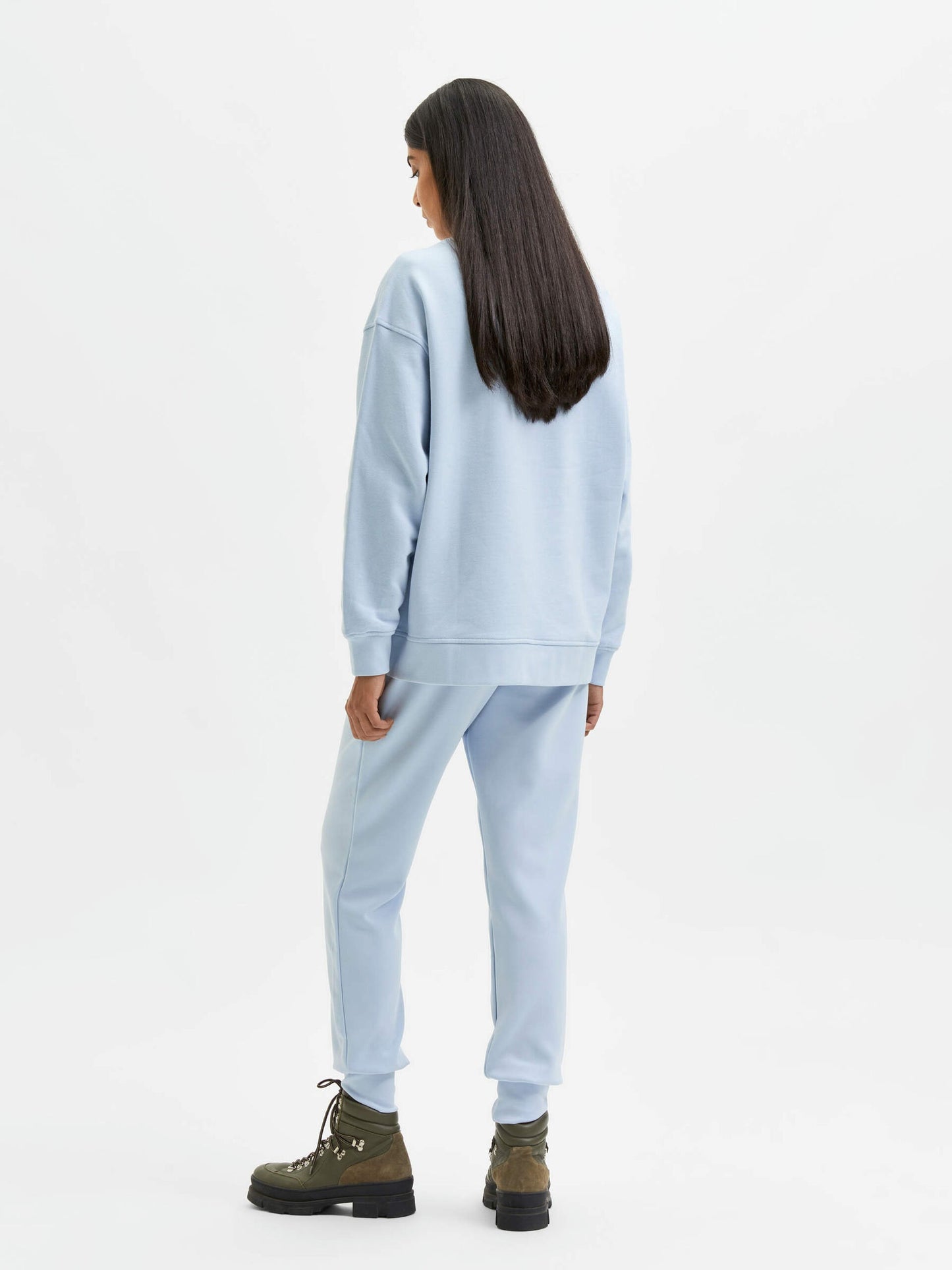 Calvin Klein Moletom Feminino Fleece Azul Tamanho Grande