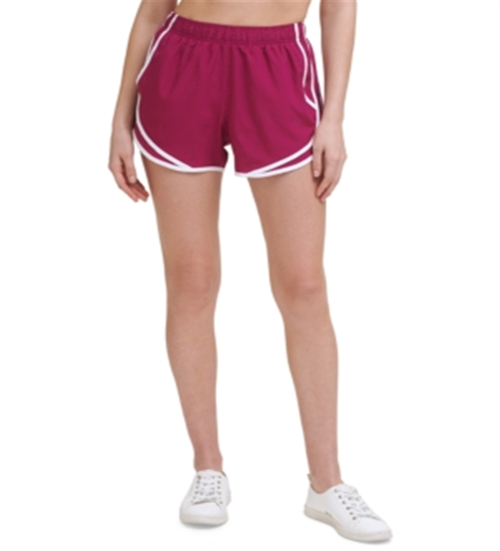 Calvin Klein Shorts Feminino Performance Perfurado Rosa Tamanho XL