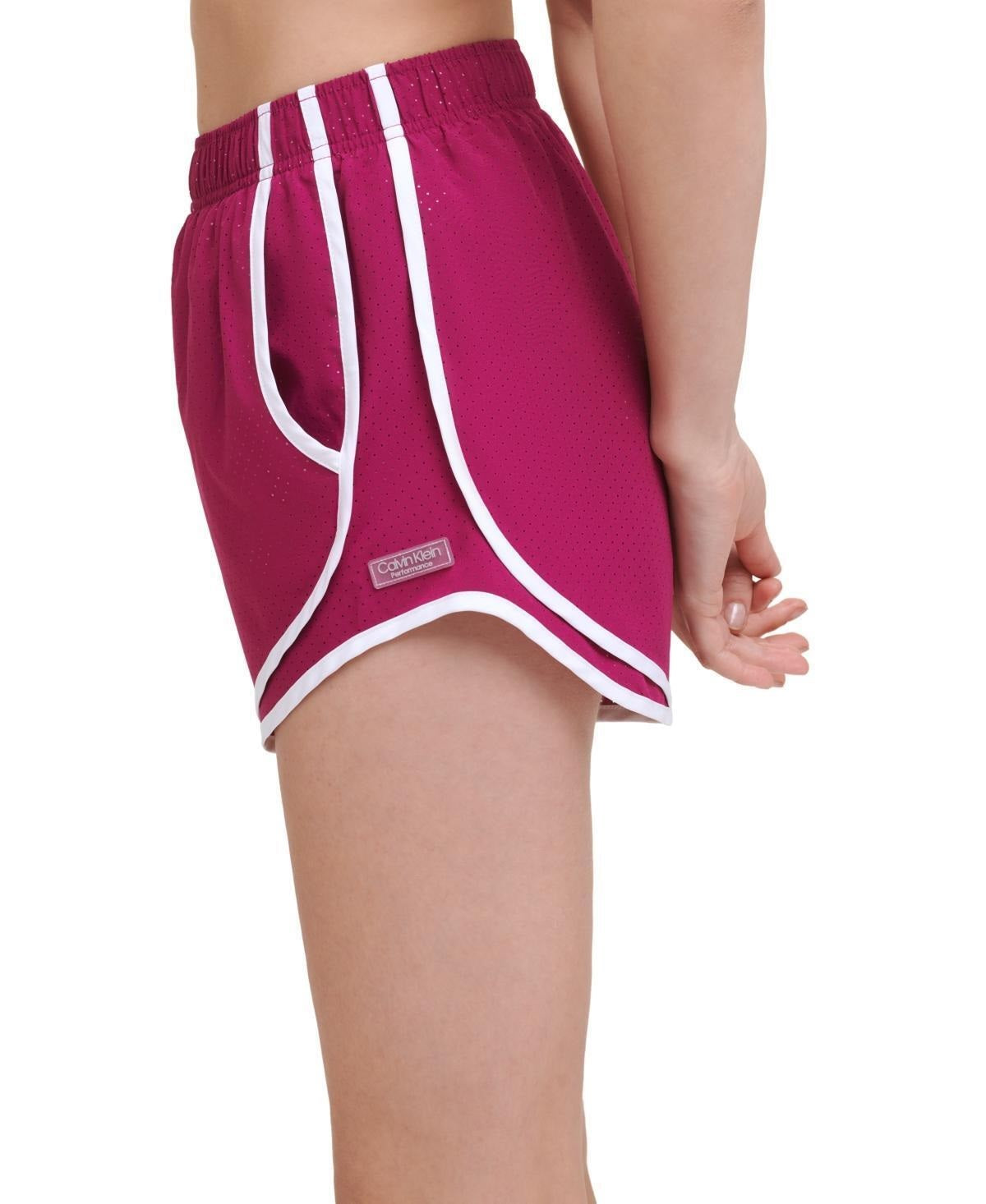 Calvin Klein Shorts Perfurado Feminino Rosa Tamanho Médio