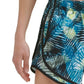 Calvin Klein Shorts Estampado Feminino Verde Tamanho X-S