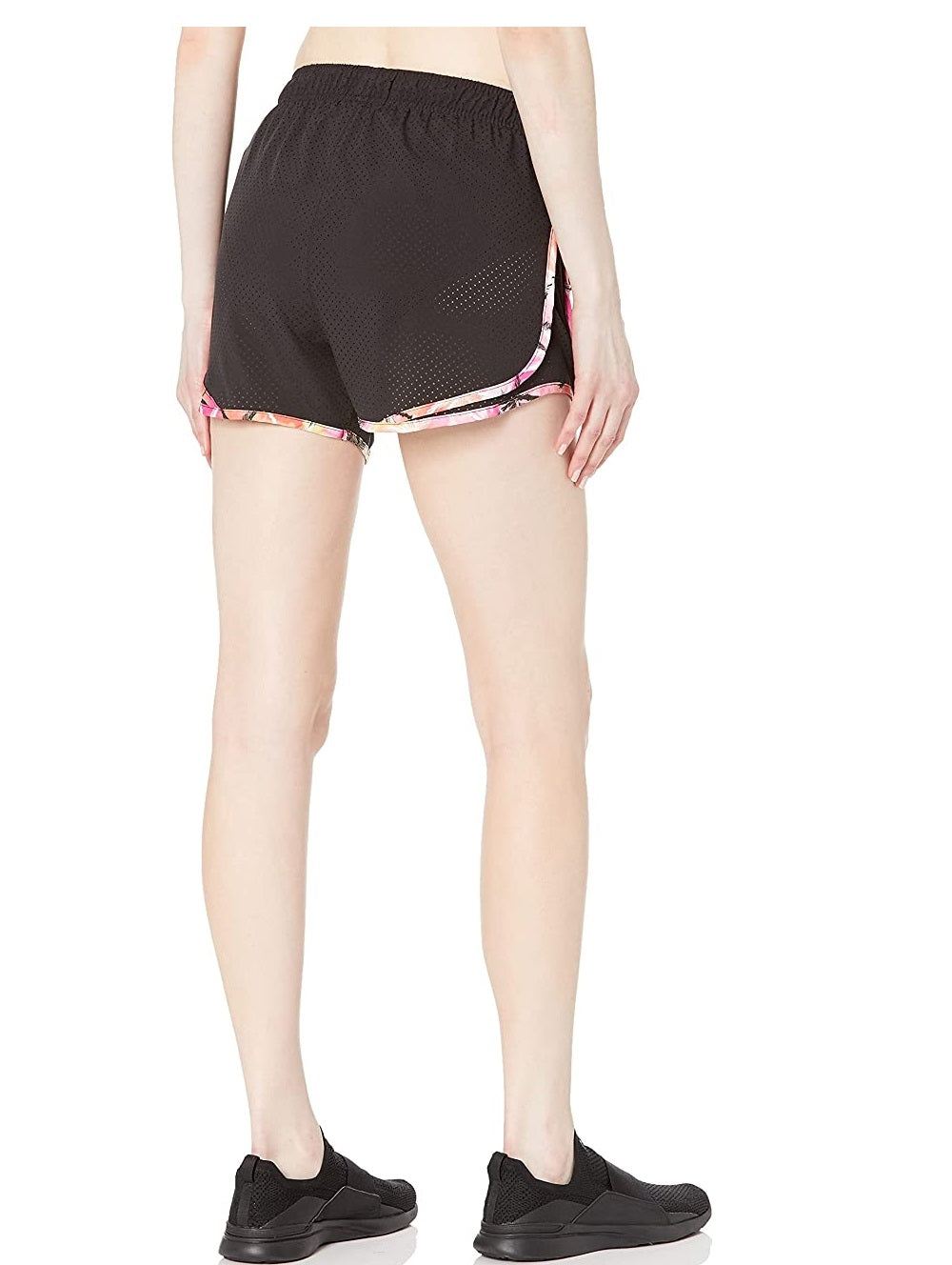 Calvin Klein Shorts Perfurado Feminino Preto Lima Tamanho Grande