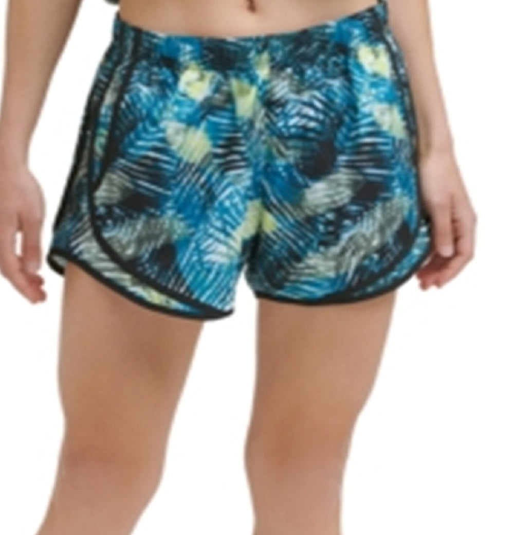 Calvin Klein Shorts Estampado Feminino Verde Tamanho X-G