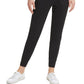 Calça jogger feminina Calvin Klein Performance Slim Fit, comprimento total, preta, tamanho grande