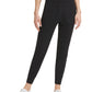 Calça jogger feminina Calvin Klein Performance Slim Fit, comprimento total, preta, tamanho grande