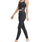 Calvin Klein Crop Top Feminino com Estampa de Zebra Texturizada, Preto, Tamanho Pequeno
