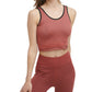 Calvin Klein Impact Crop Top Feminino Marrom Tamanho Médio
