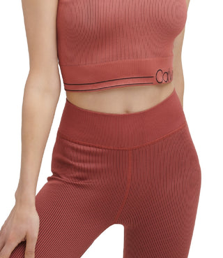 Calvin Klein Impact Crop Top Feminino Marrom Tamanho Médio