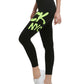 Calça legging Calvin Klein Graffiti Logo 7/8 feminina, verde, tamanho XX-G