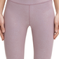 Calça legging feminina Calvin Klein com estampa metálica e cintura alta, rosa, tamanho grande