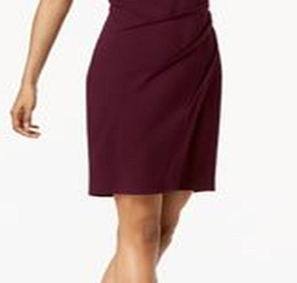 Vestido justo feminino Calvin Klein Sunburst roxo tamanho 8
