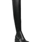 Botas femininas DV Dolce Vita Nitro acima do joelho, pretas, tamanho 9 M