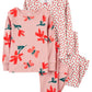 Conjunto de 4 peças de camiseta e pijama de manga comprida Carter's para meninas, rosa, tamanho 2T