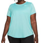 Camiseta de treino Nike Dry Legend feminina, azul, tamanho 2X