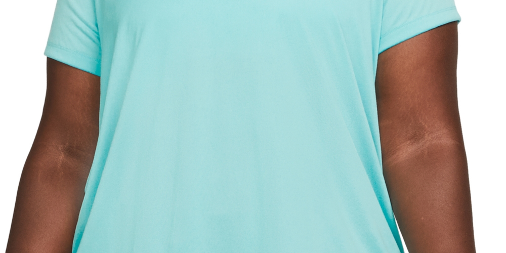 Camiseta de treino Nike Dry Legend feminina, azul, tamanho 2X