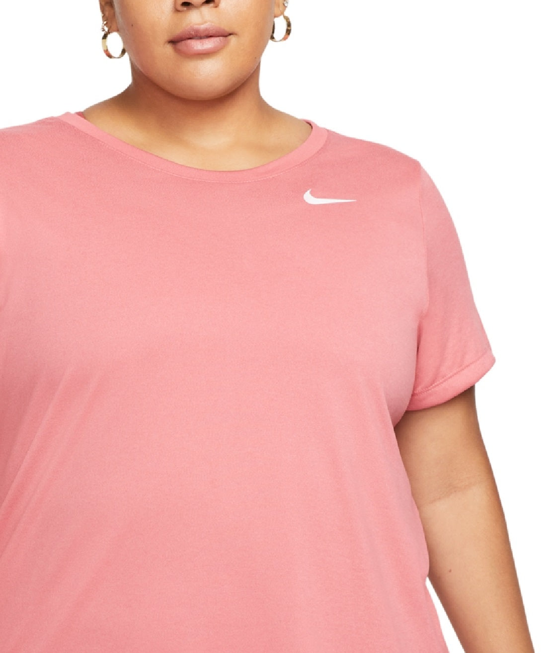 Camiseta de treino Nike Dry Legend feminina rosa tamanho 1X