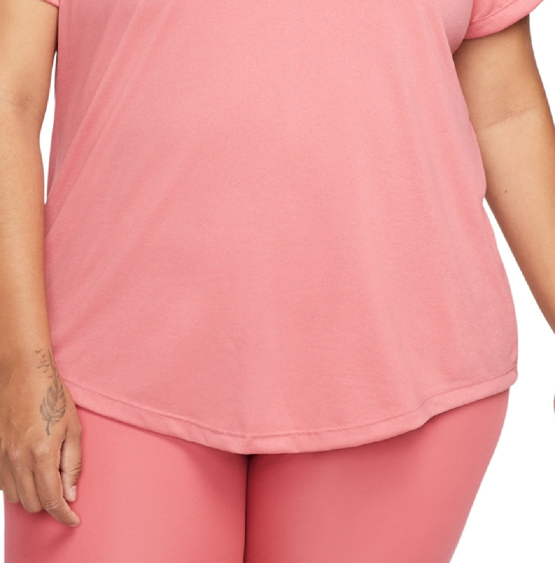 Camiseta de treino Nike Dry Legend feminina rosa tamanho 1X