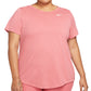 Camiseta de treino Nike Dry Legend feminina rosa tamanho 2X