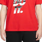 Camiseta Nike Masculina Big &amp; Tall Just Do It. Vermelha Tamanho 3XL