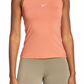 Camisola Nike Madder Root/Branca Feminina