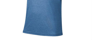 Camiseta Nike Dri FIT JDI XDye Manga Curta Infantil Azul Tamanho Médio