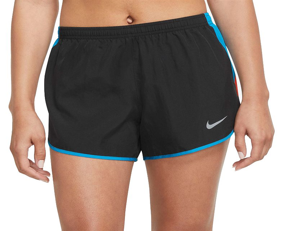 Shorts de corrida Nike Feminino 10K, tamanho P, prateado