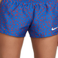 Shorts de corrida Nike Dri FIT 10K Americana feminino, azul, tamanho grande