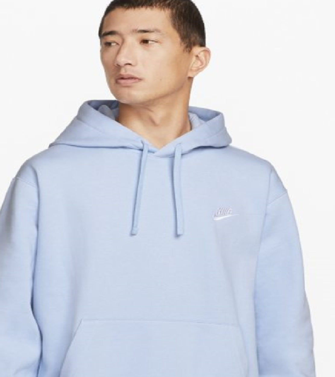 Moletom com capuz Nike Sportswear Club masculino azul tamanho X-G