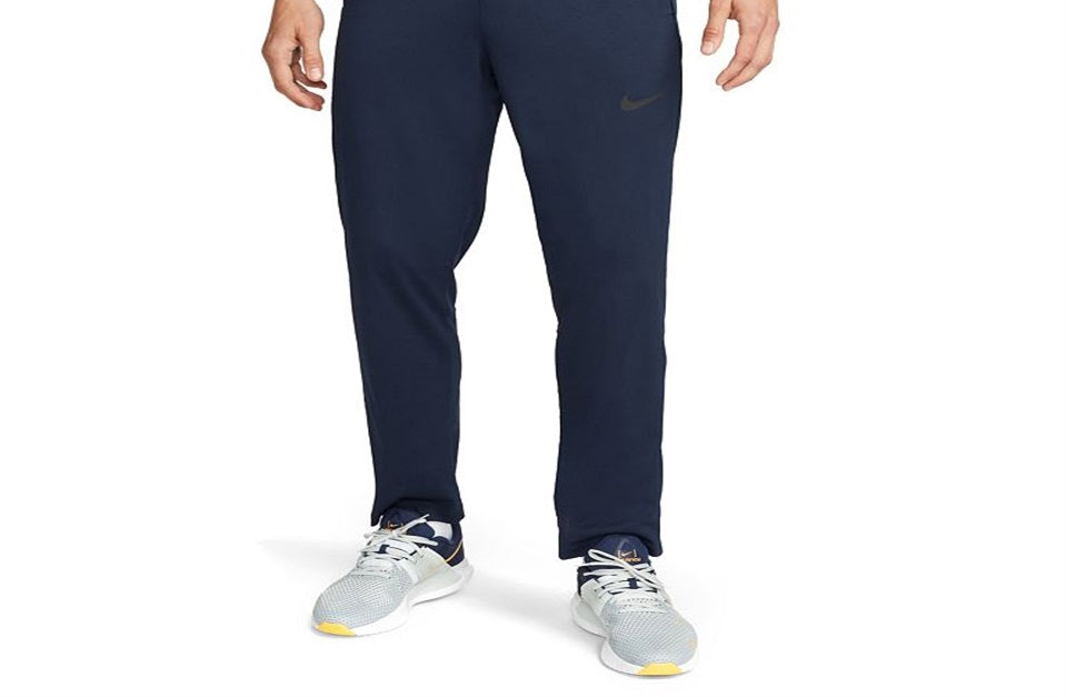 Calça de treino Nike Dri FIT Epic Knit masculina, azul, tamanho médio