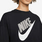 Camiseta Nike Sportswear Dance Feminina Preta Tamanho Médio
