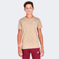 Camiseta Nike Sportswear Futura Allover Print Infantil Marrom Tamanho X-G