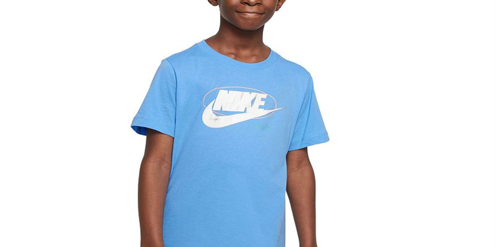 Camiseta Nike Boys 8-20, Azul para Meninos, Tamanho G