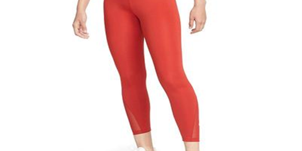 Legging Nike One Midrise Feminina Vermelha Tamanho 7/8