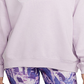Moletom Nike Dri-FIT Get Fit Crewneck para treino feminino, rosa, tamanho grande