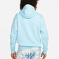 Moletom com capuz Nike Club Zip Up Logo Masculino Azul Tamanho X-G