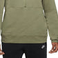 Suéter Nike Sportswear Club Meio Zíper Feminino Verde Tamanho Médio