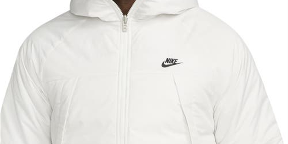 Jaqueta Nike Sportswear Therma FIT Legacy Reversível Feminina Cinza Tamanho Médio