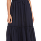 Vestido midi de coquetel Karen Kane feminino, azul, com ajuste evasê