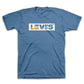 Camiseta Levi's Masculina Crest Azul Tamanho X-G