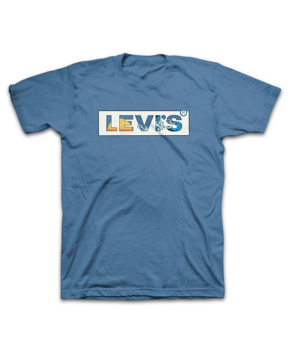 Camiseta Levi's Masculina Crest Azul Tamanho X-G