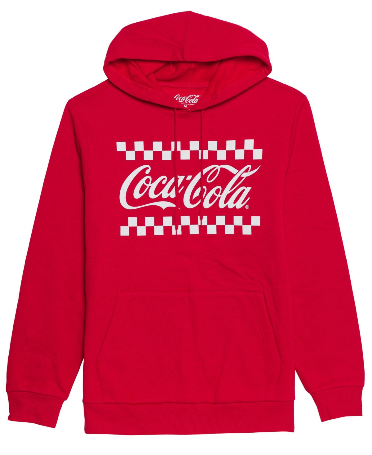 Moletom com capuz de lã Hybrid Apparel Classic Coke masculino, vermelho, tamanho grande