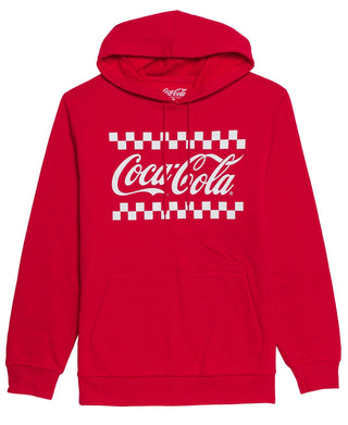 Hybrid Apparel Men's Classic Coke Hooded Fleece Sweatshirt Red Size Large