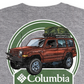 Camiseta Columbia Truckee Masculina Cinza Tamanho Grande
