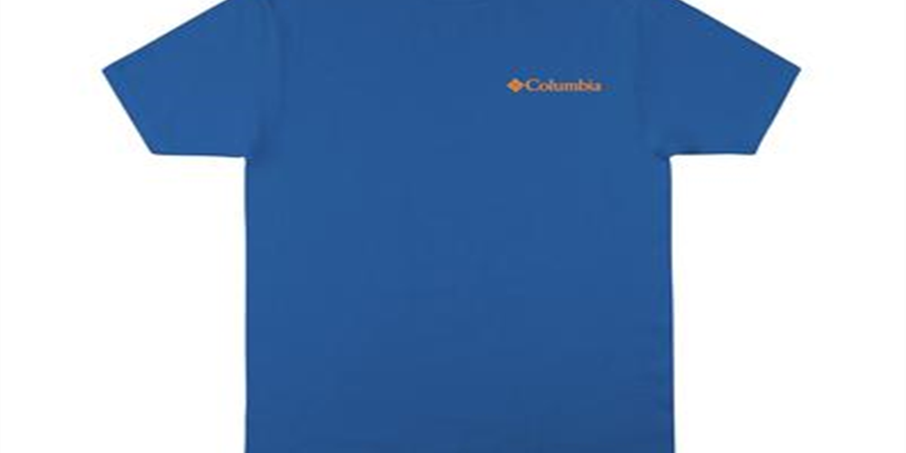 Camiseta Columbia Keller Graphic Masculina Azul Tamanho P