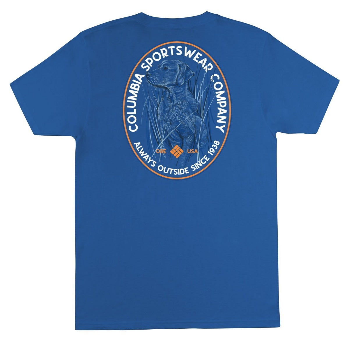 Camiseta Columbia Keller Graphic Masculina Azul Tamanho X-G