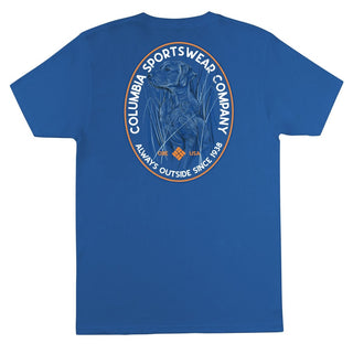Camiseta Columbia Keller Graphic Masculina Azul Tamanho X-G
