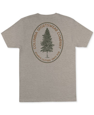 Camiseta Columbia Pine Graphic Masculina Cinza Tamanho Grande