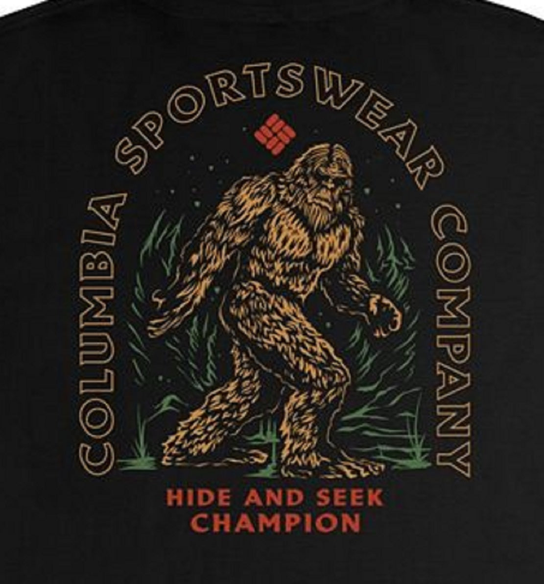 Camiseta Columbia Caliberg Graphic Manga Curta Masculina Preta Tamanho X-G