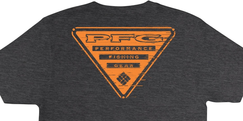 Camiseta Columbia Cyber ​​Graphic Masculina Cinza Tamanho Médio